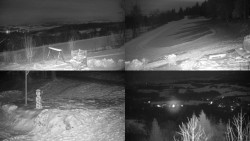 Sdružený snímek okolí chaty Myslivna