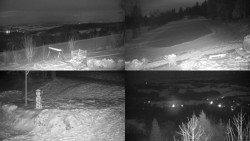 Sdružený snímek okolí chaty Myslivna