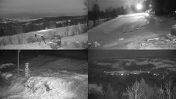 Sdružený snímek okolí chaty Myslivna