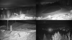 Sdružený snímek okolí chaty Myslivna