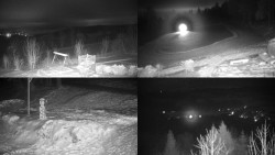 Sdružený snímek okolí chaty Myslivna