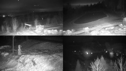 Sdružený snímek okolí chaty Myslivna