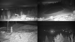 Sdružený snímek okolí chaty Myslivna