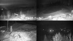 Sdružený snímek okolí chaty Myslivna