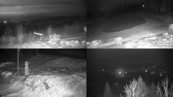 Sdružený snímek okolí chaty Myslivna