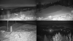 Sdružený snímek okolí chaty Myslivna