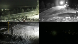 Sdružený snímek okolí chaty Myslivna