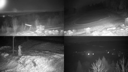 Sdružený snímek okolí chaty Myslivna