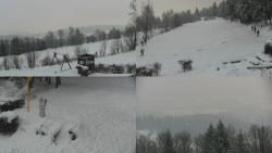 Sdružený snímek okolí chaty Myslivna