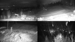 Sdružený snímek okolí chaty Myslivna