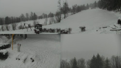 Sdružený snímek okolí chaty Myslivna