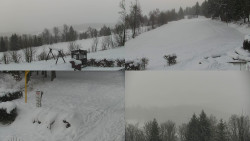 Sdružený snímek okolí chaty Myslivna