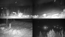 Sdružený snímek okolí chaty Myslivna