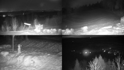 Sdružený snímek okolí chaty Myslivna