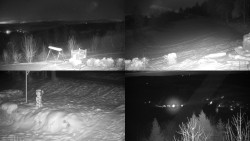 Sdružený snímek okolí chaty Myslivna