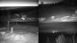 Sdružený snímek okolí chaty Myslivna