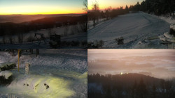 Sdružený snímek okolí chaty Myslivna