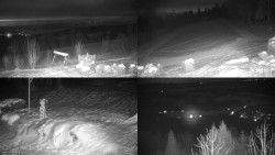 Sdružený snímek okolí chaty Myslivna