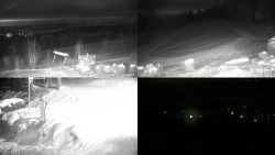 Sdružený snímek okolí chaty Myslivna