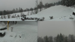 Sdružený snímek okolí chaty Myslivna