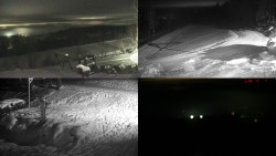 Sdružený snímek okolí chaty Myslivna