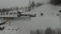 Sdružený snímek okolí chaty Myslivna