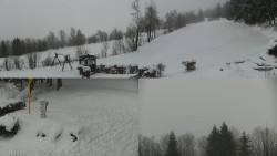 Sdružený snímek okolí chaty Myslivna