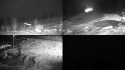 Sdružený snímek okolí chaty Myslivna