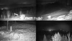 Sdružený snímek okolí chaty Myslivna