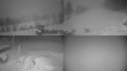 Sdružený snímek okolí chaty Myslivna