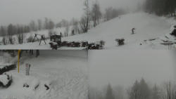 Sdružený snímek okolí chaty Myslivna