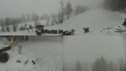 Sdružený snímek okolí chaty Myslivna