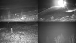 Sdružený snímek okolí chaty Myslivna