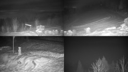 Sdružený snímek okolí chaty Myslivna