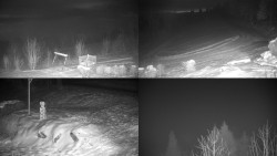 Sdružený snímek okolí chaty Myslivna