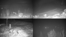 Sdružený snímek okolí chaty Myslivna