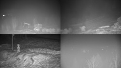 Sdružený snímek okolí chaty Myslivna