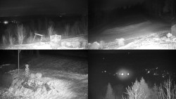 Sdružený snímek okolí chaty Myslivna