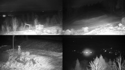 Sdružený snímek okolí chaty Myslivna