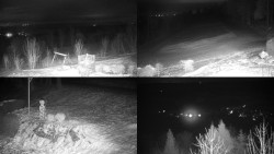 Sdružený snímek okolí chaty Myslivna