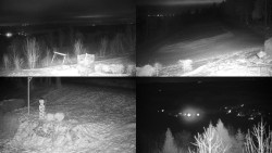 Sdružený snímek okolí chaty Myslivna