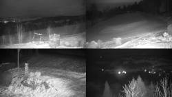 Sdružený snímek okolí chaty Myslivna