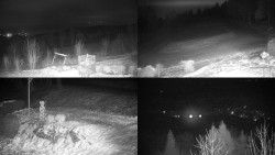 Sdružený snímek okolí chaty Myslivna