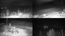 Sdružený snímek okolí chaty Myslivna