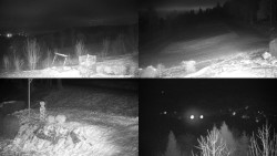 Sdružený snímek okolí chaty Myslivna