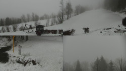 Sdružený snímek okolí chaty Myslivna