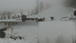 Sdružený snímek okolí chaty Myslivna