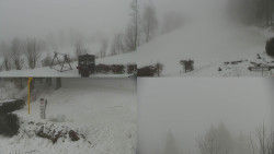 Sdružený snímek okolí chaty Myslivna