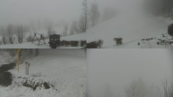 Sdružený snímek okolí chaty Myslivna