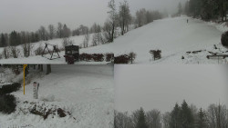 Sdružený snímek okolí chaty Myslivna